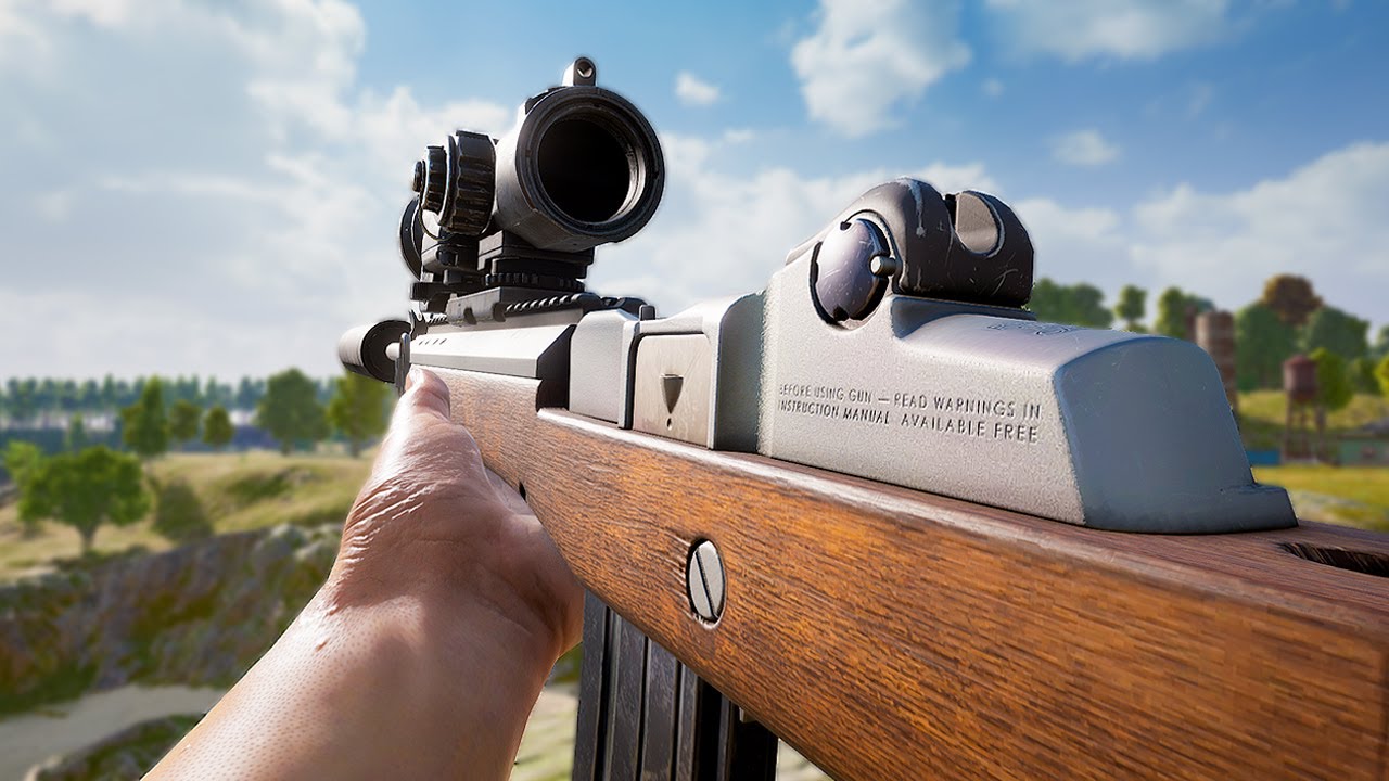 배그 반동이 없는 반자동 카빈 소총