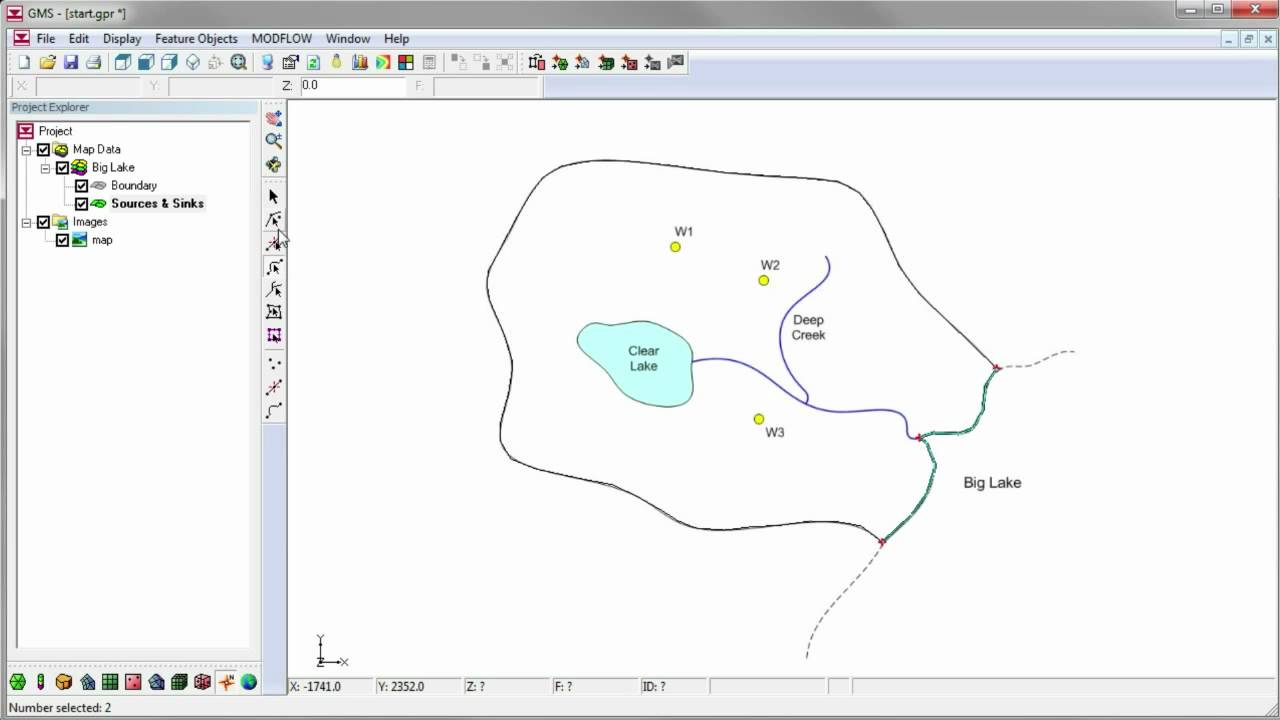 GMS: MODFLOW Conceptual Model Approach