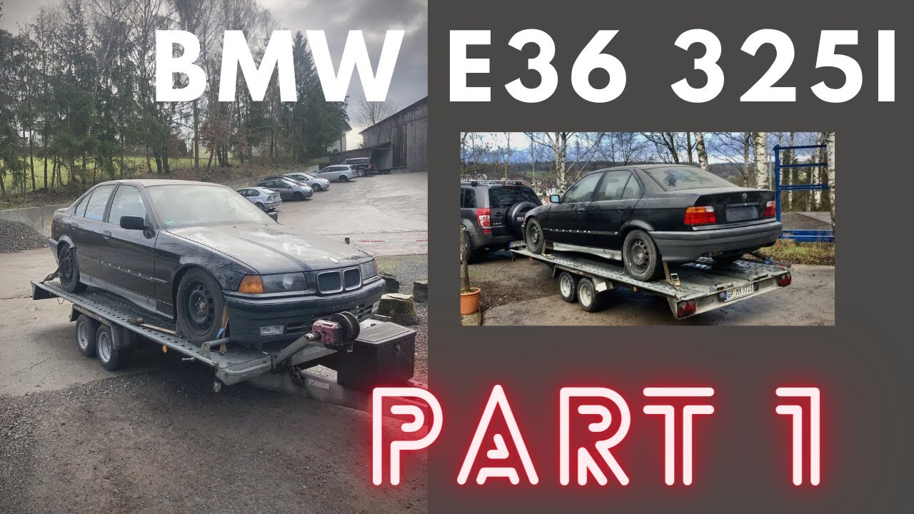 Bmw e36 325i Sedan Projekt der Anfang / Part #1 Ln Workz
