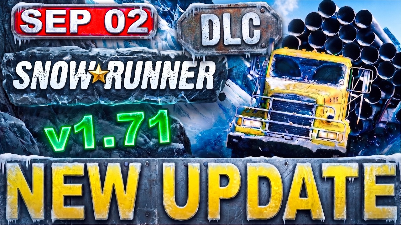 SnowRunner Update v1.71 Patch Is Here! Mercedes-Benz Trucks DLC, New Trucks & HUGE Fixes