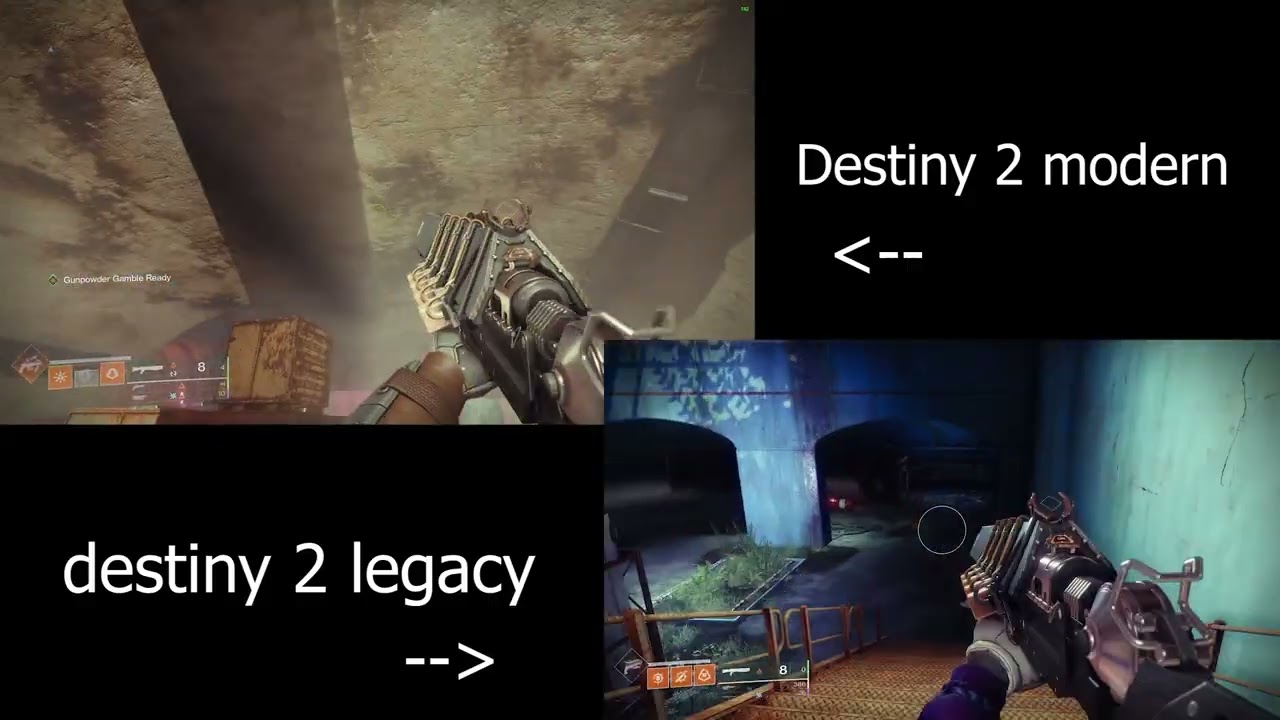 Destiny 2 lighting comparison before/post Beyond Light [test]