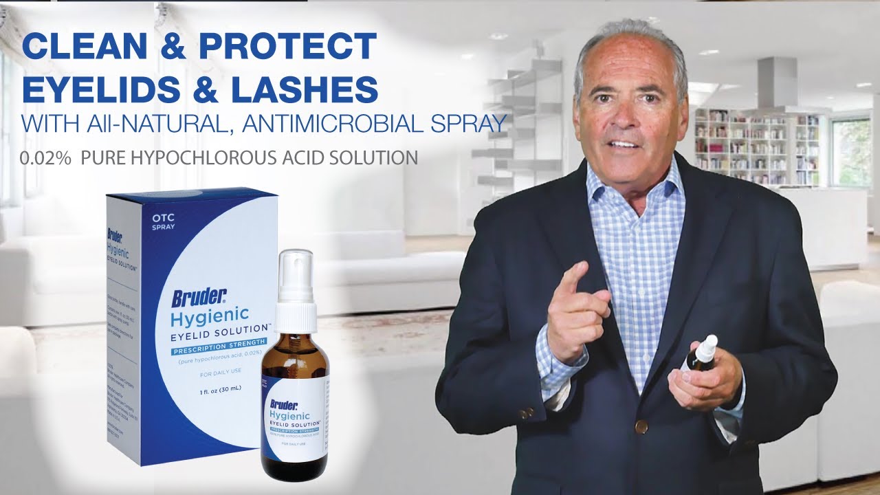 Healthy Eyes Start Here: Bruder's Pure Hypochlorous Acid Solution Spray Can Help