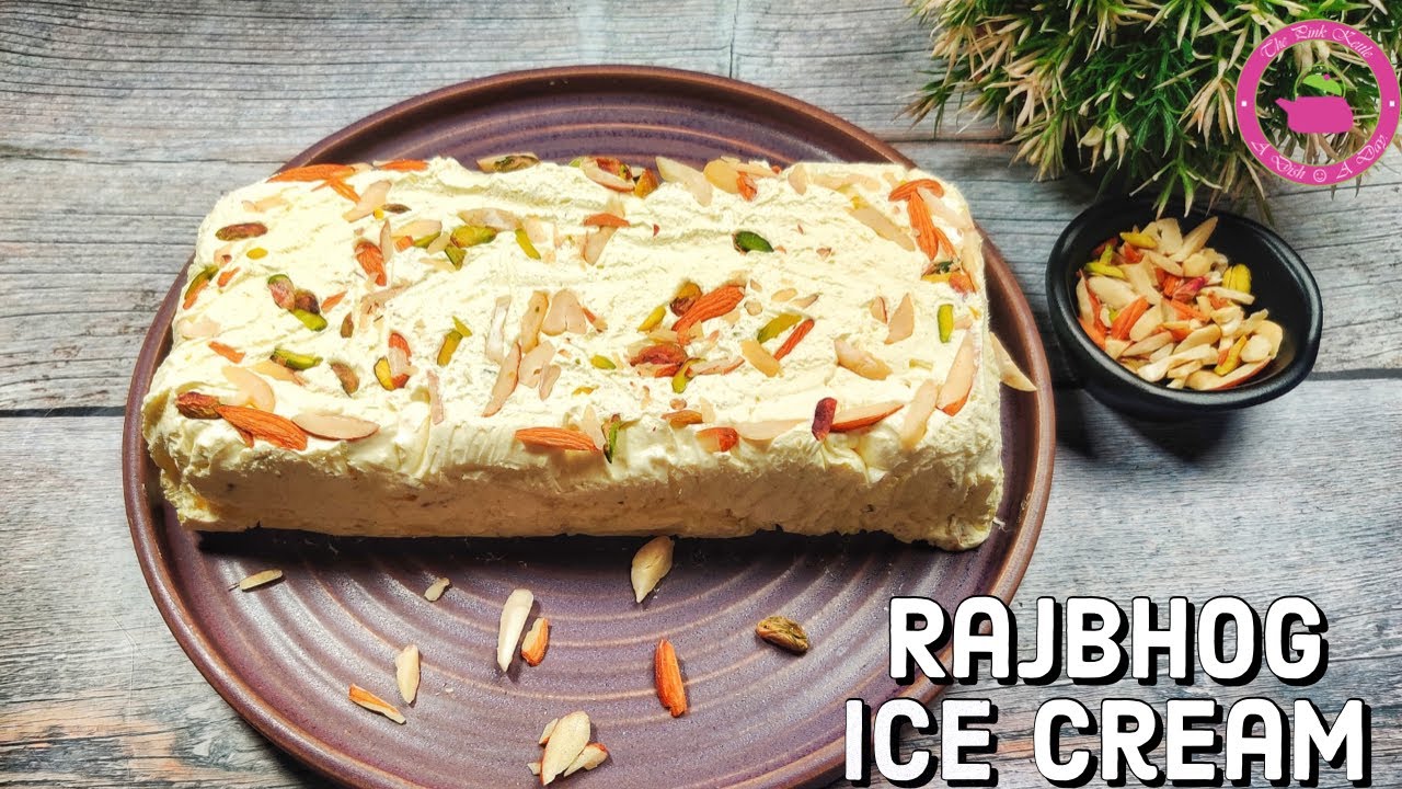 Rajbhog Ice Cream Recipe | Dry fruit Ice Cream | Handmade Ice Cream Without Condensed Milk