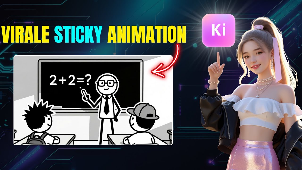 Wie man virale Strichmännchen-Animationsvideos mit KI erstellt | Schritt-für-Schritt-Tutorial