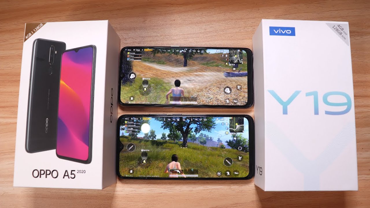 OPPO A5 2020 Vs VIVO Y19 - COMPARISON (BATTERY, SPEED, CAMERA & GAMING)