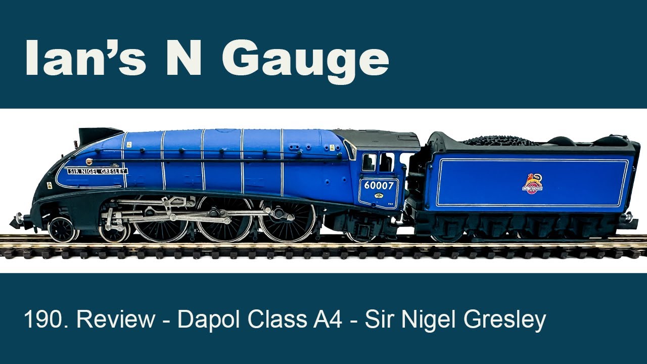 190 - Обзор - Dapol Class A4 - Сэр Найджел Грэсли