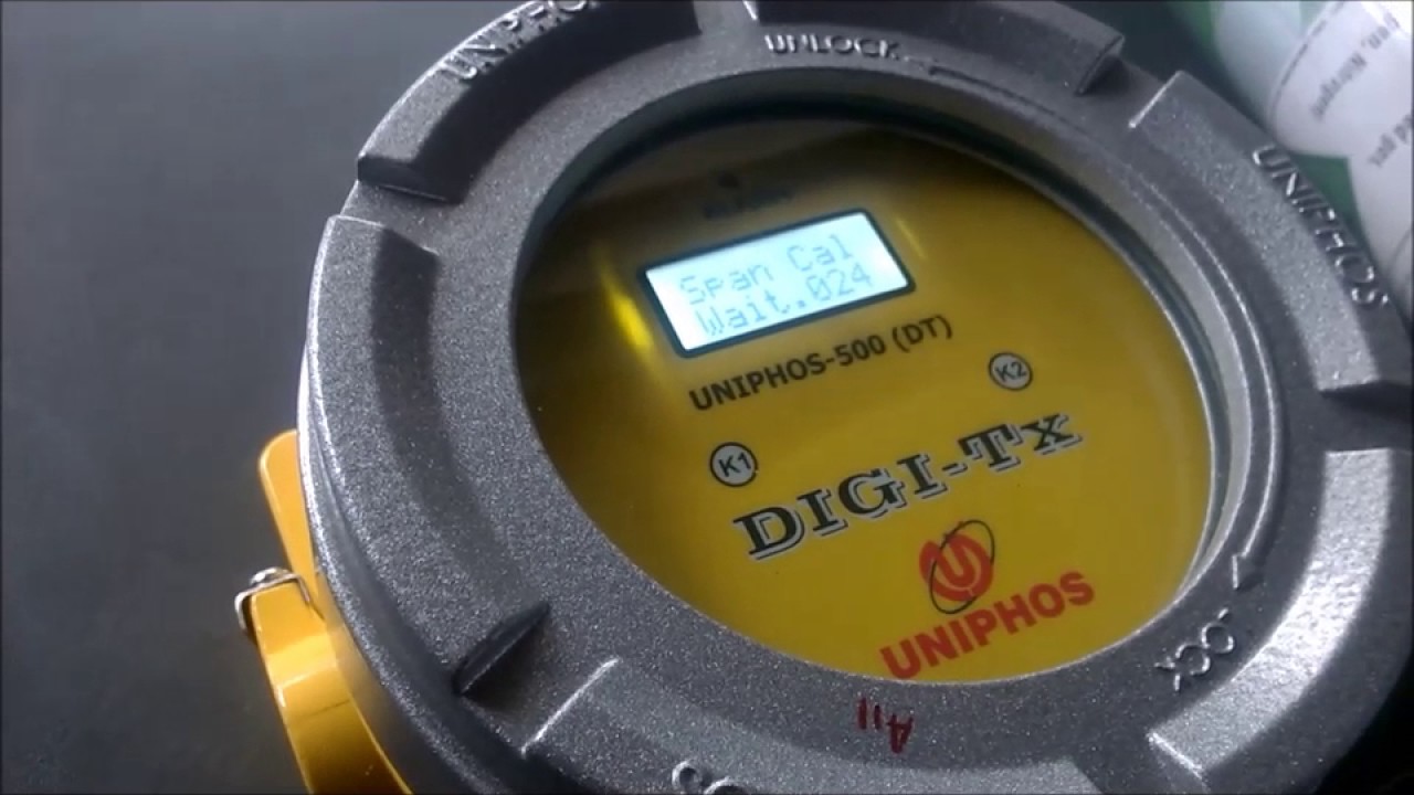 Calibración detector fijo Uniphos Digit TX