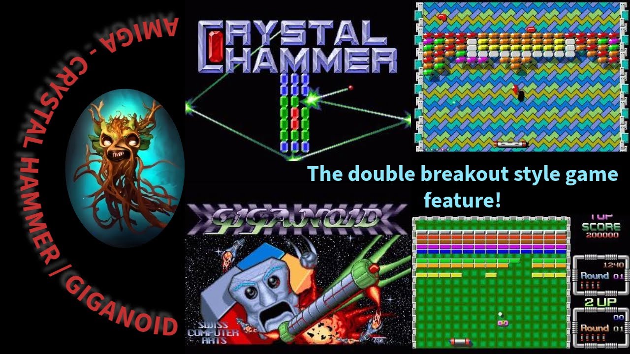 Crystal Hammer / Giganoid - Amiga Quick Play #breakout #amiga