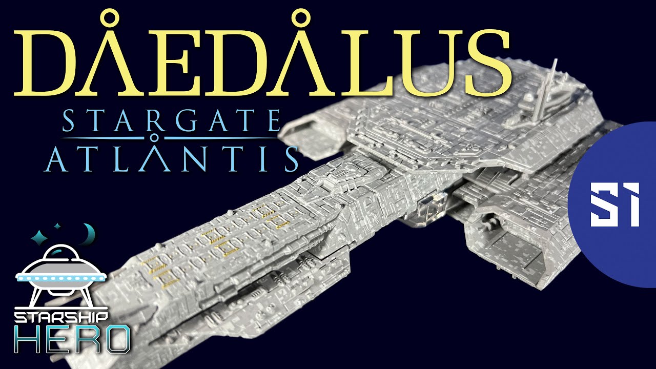 BC-304 Daedalus from Stargate: Atlantis by Eaglemoss – Starship Hero