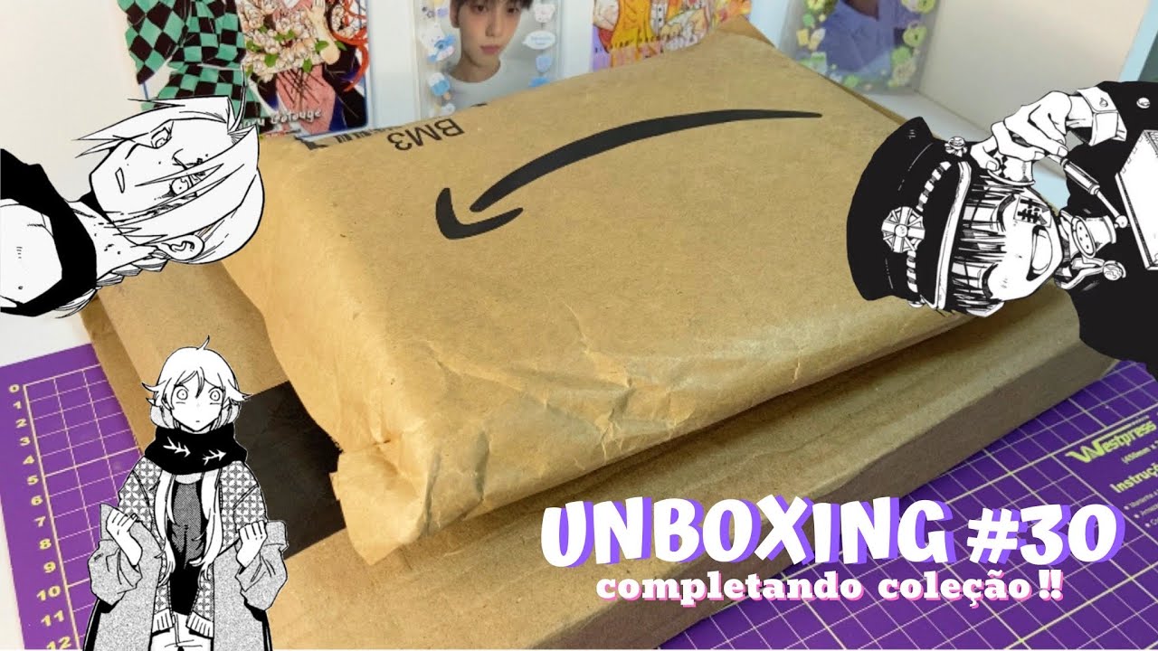 Unboxing de mangás #30 - completando coleção e mais !!