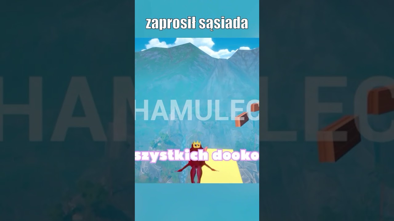 ZAPROSIŁ SĄSIADA DO SIEBIE na GIERKI XD? #shorts