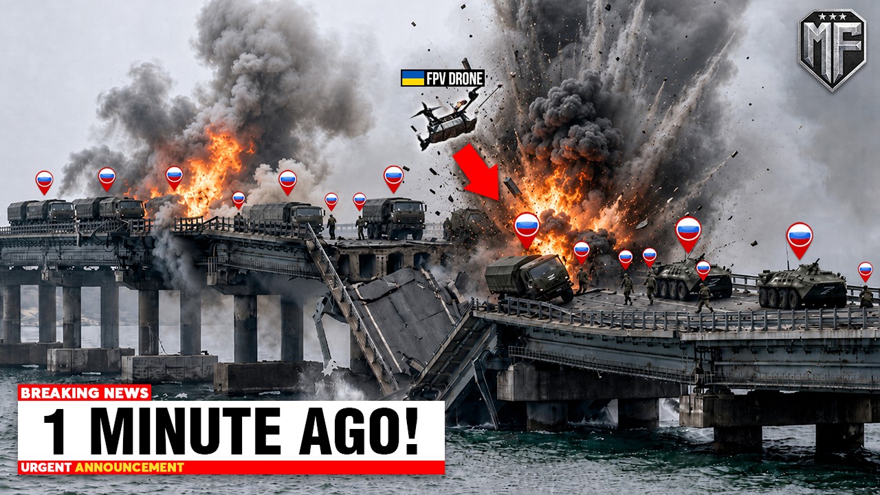 Huge Russian Supply Convoys Enter the Bridge to Crimea - Then THIS Happened...