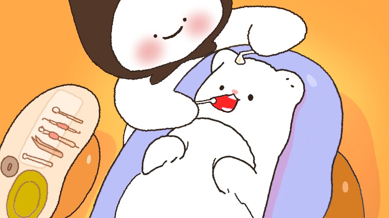 Ferret's Teeth cleaning🦷 [ASMR animation]