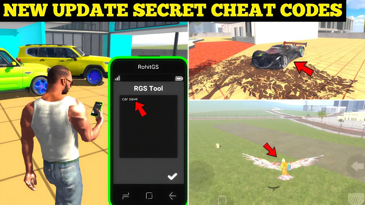 Indian Bike Driving 3D New Update Modified Car Save Cheat Code 🤯🔥| New Secret Feature| Harsh in Game