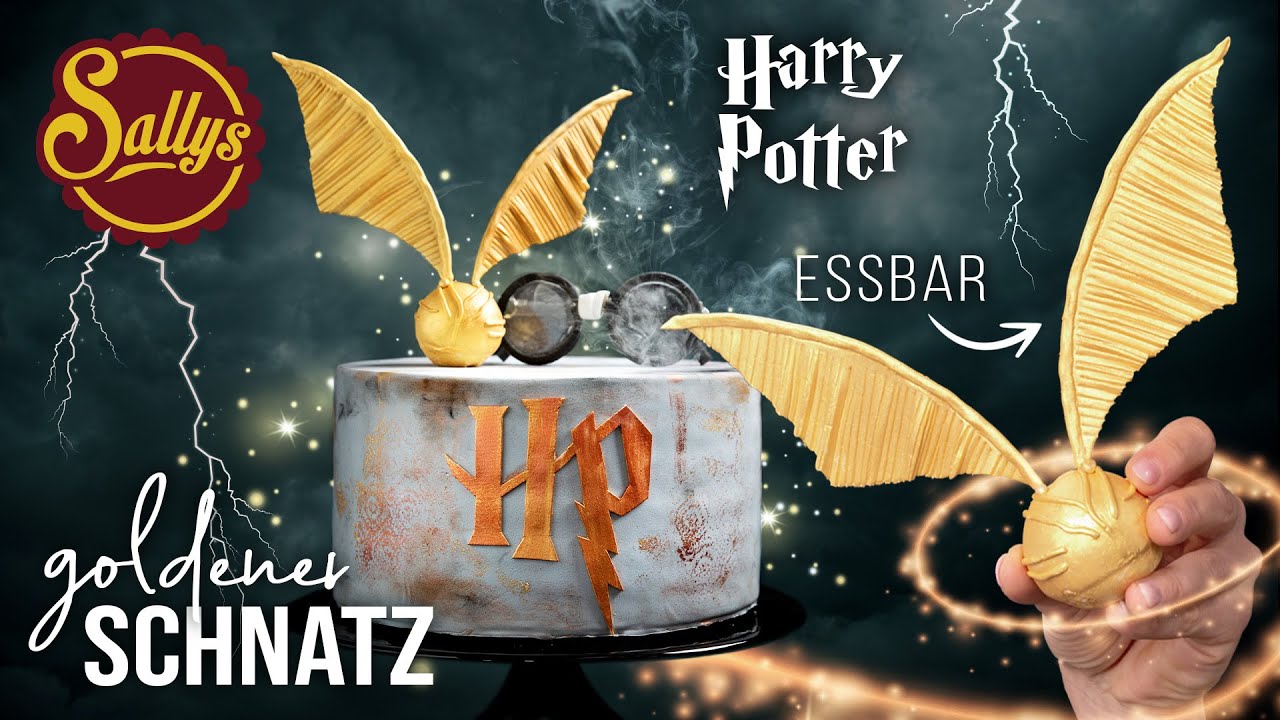 Goldener Schnatz DIY / Harry Potter golden Snitch / Sallys Welt