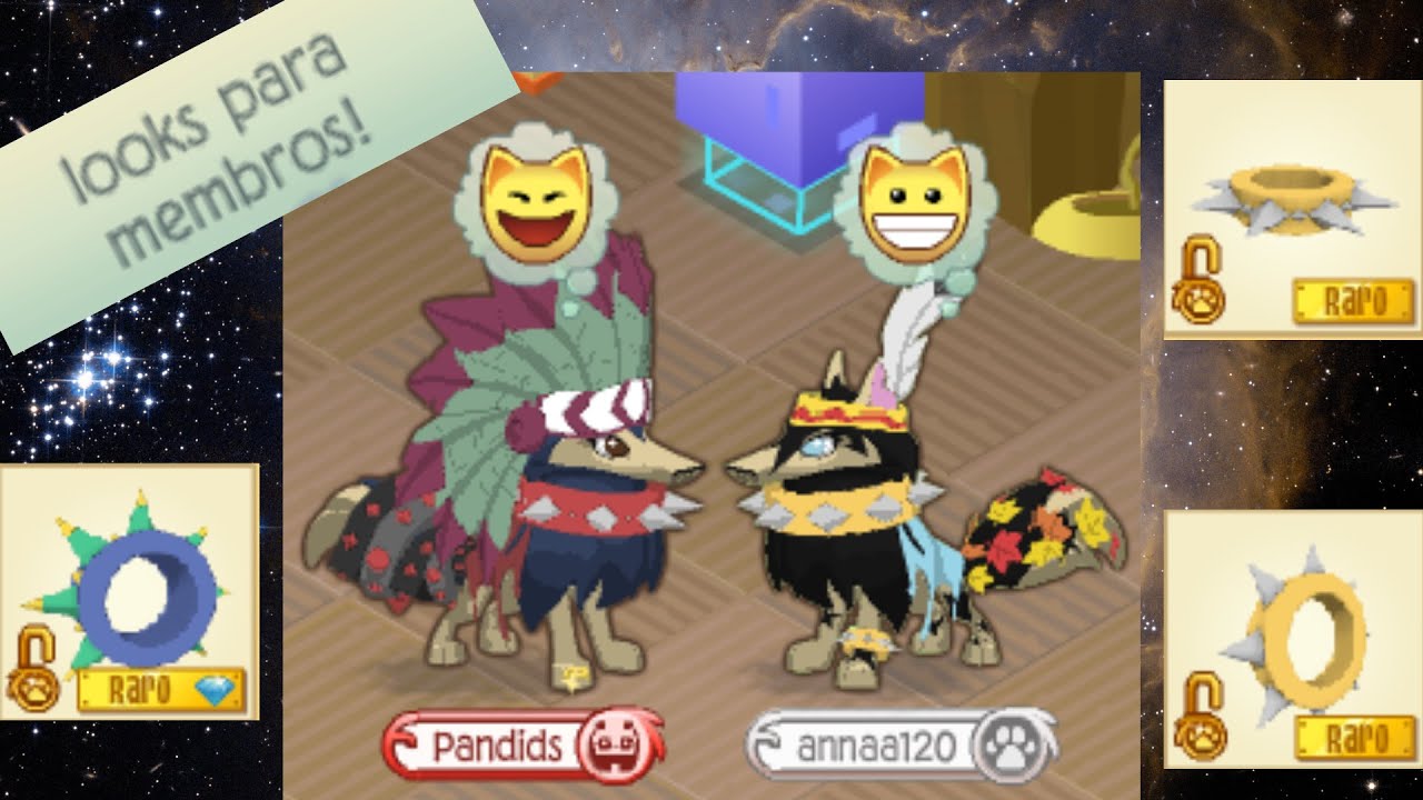 Top 5 looks para Membros Animal Jam (Pandids)