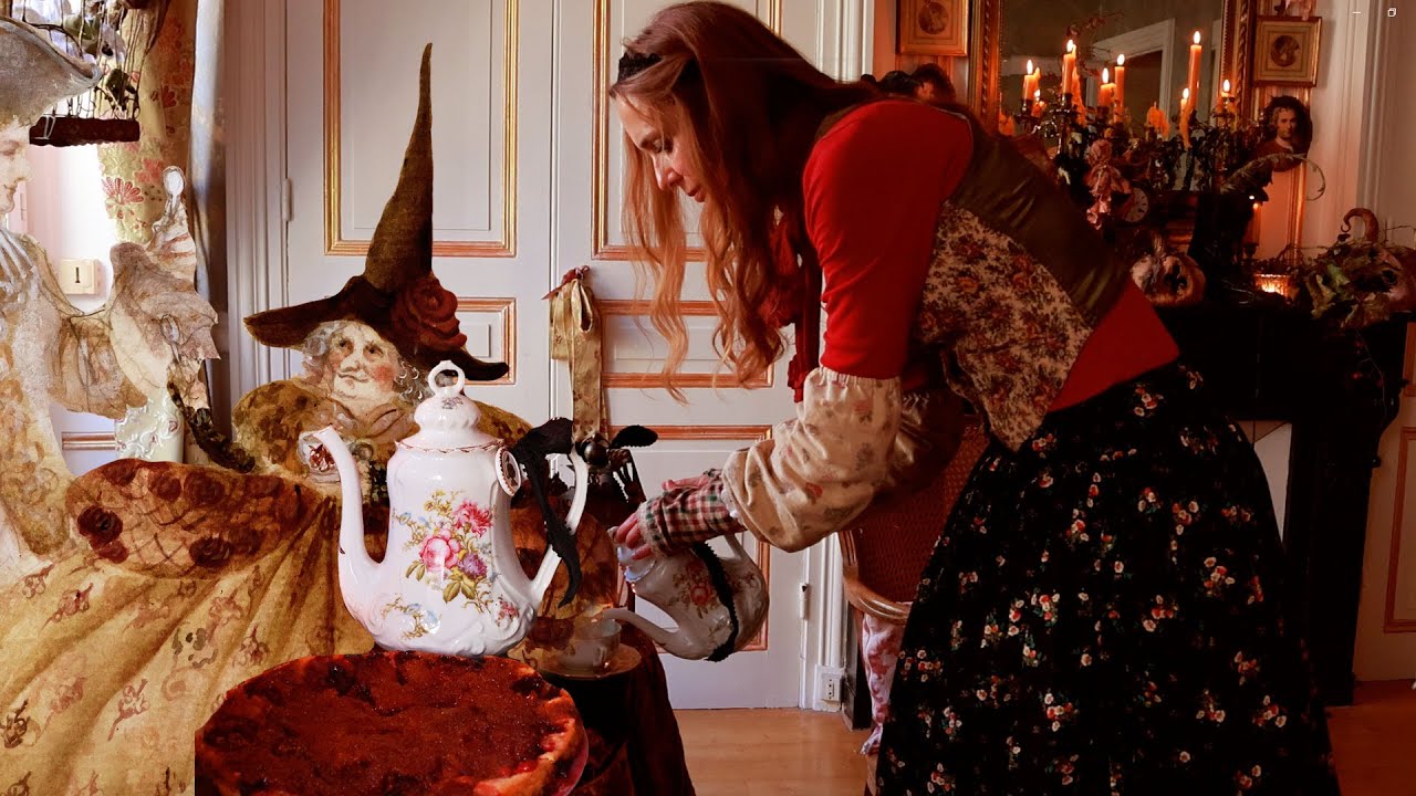 Witch & Ghosts Tea Time-Autumnal Cake-Halloween 2025