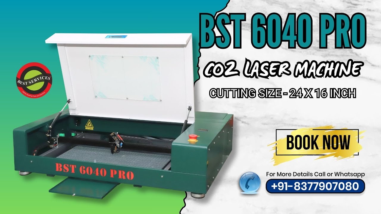 6040 PRO 60W CO2 LASER CUTTING MACHINE | ENQUIRE NOW | CALL 8377907080 | BEST SERVICES