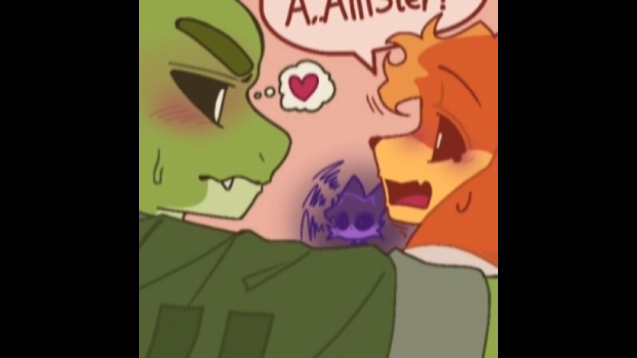 Allister Gator x Dogday x catnap 💚🐊-🧡🐶-💜😾