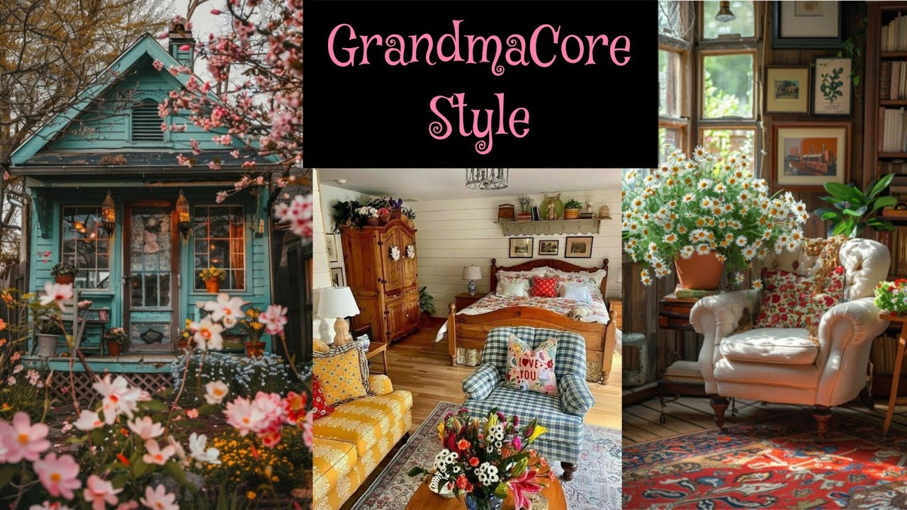 🍁New🍁 GRANNY CHIC STYLE: GrandmaCore Aesthetic Home Decors - Vintage Home Design Ideas | Shabby Chic