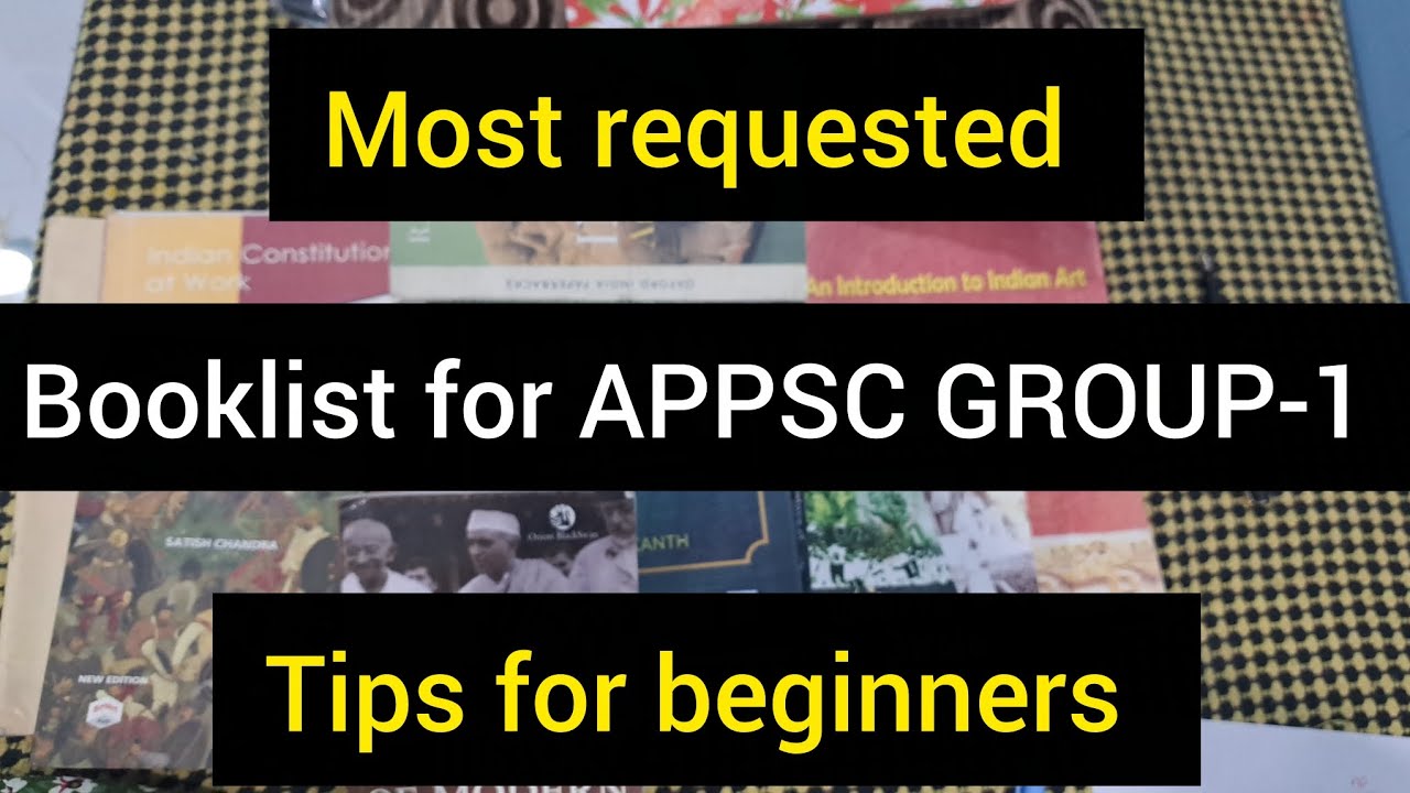 APPSC GROUP-1 BOOKLIST FOR BEGINNERS||MOST REQUESTED||TARGET GROUP-1 