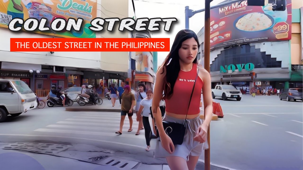 🐵 [HD #CEBU 🇵🇭 ] Exploring The OLDEST STREET in the Philippines - Colon Street