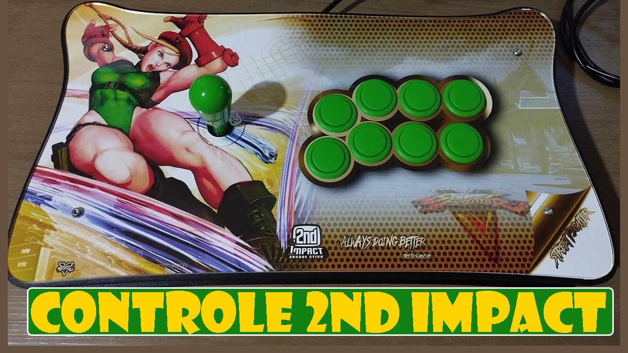 Controle 2nd Impact Cammy (Unboxing e Review) - ME AJUDOU DEMAIS!