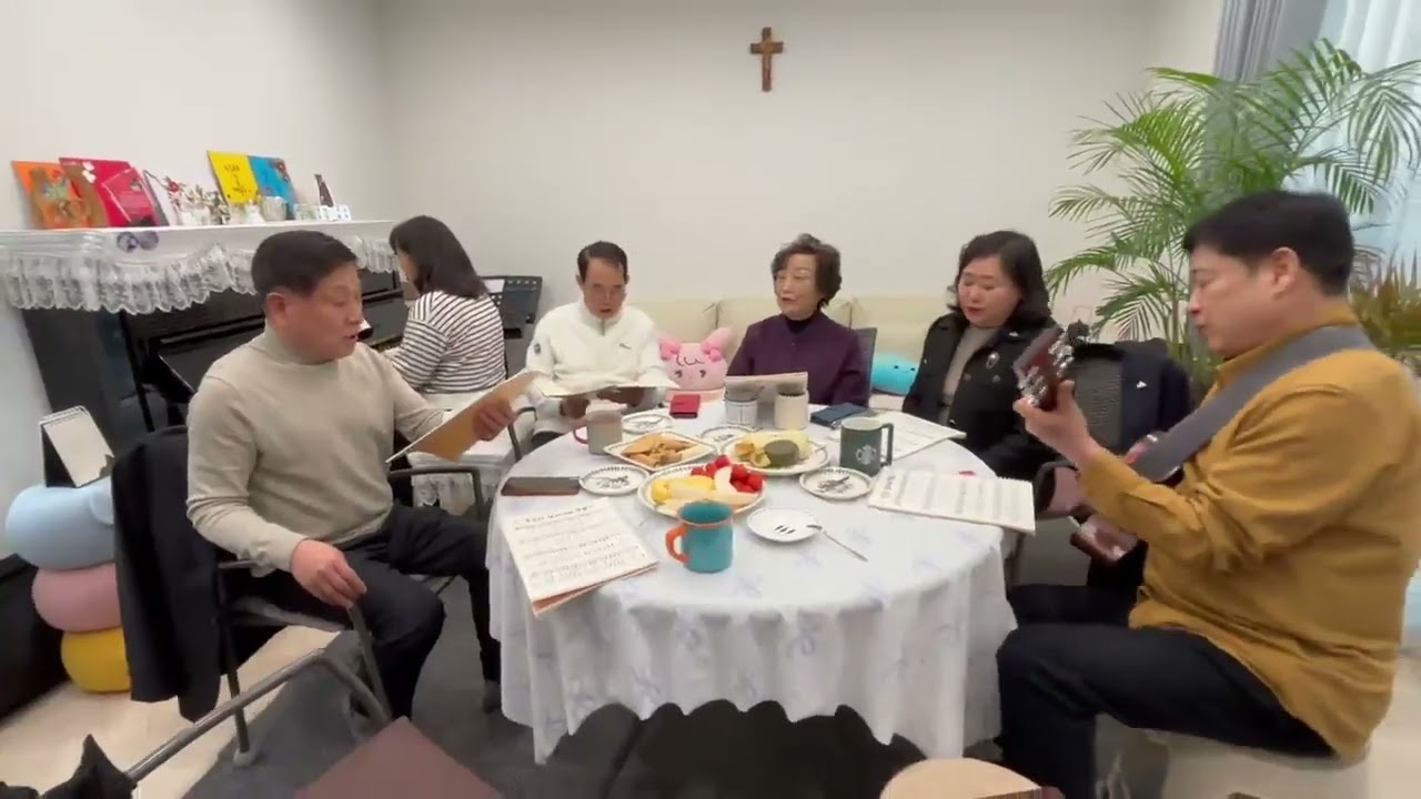 갈보리 십자가의 주님을