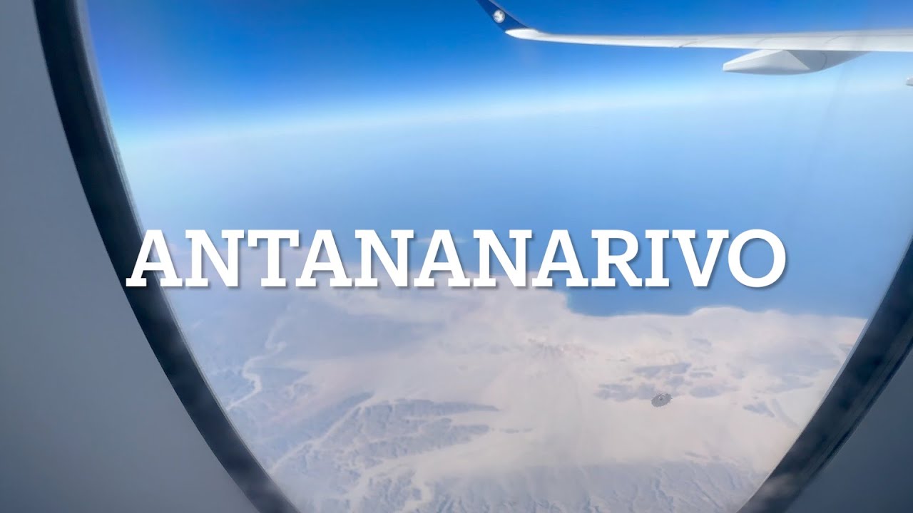 [POV HD] Flight from Paris CDG to Antananarivo - Airbus A350-900 (AIR FRANCE)
