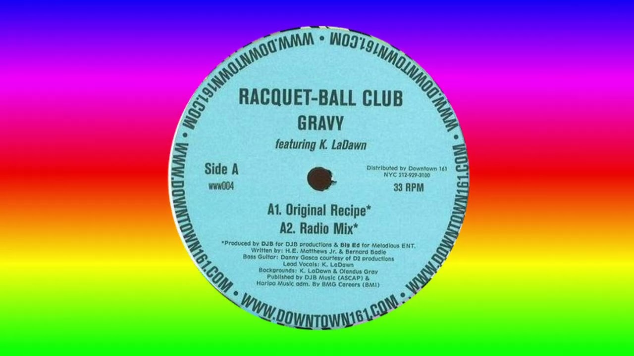 Racquet-Ball Club featuring K. LaDawn - Gravy (Original Recipe)