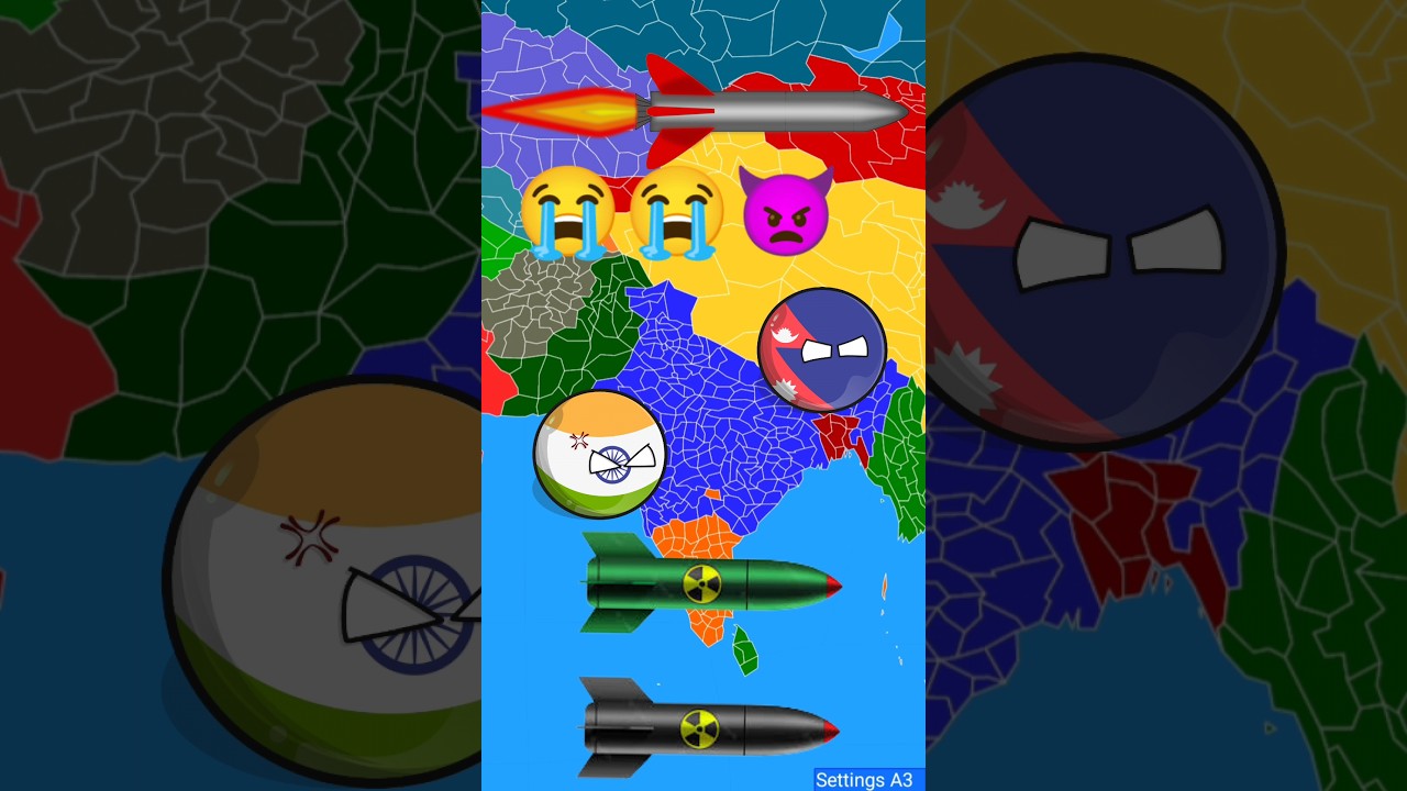India🇮🇳 VS Nepal🇳🇵😮😱😱😭🥺😭😭😡😡😡||WW3 in nutshell||