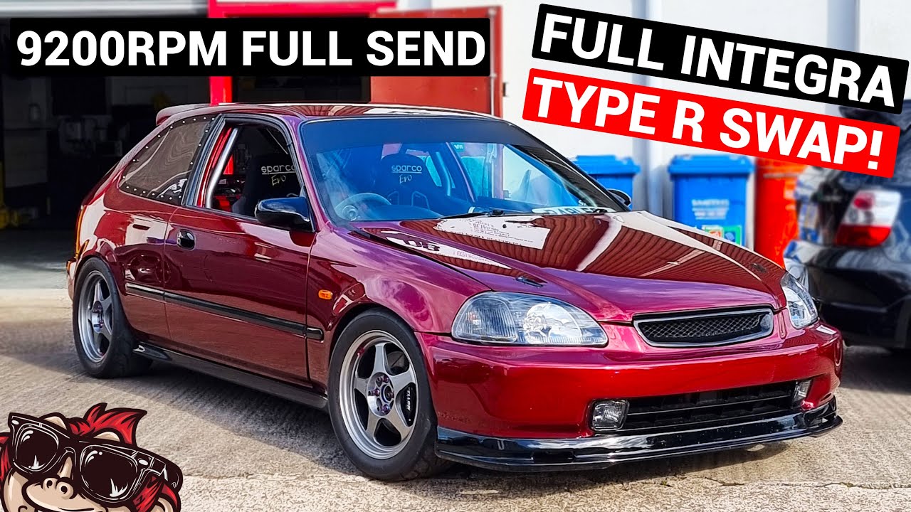 🐒 Обзор Honda Civic EK K20 - Полная замена двигателя на Integra Type R DC5