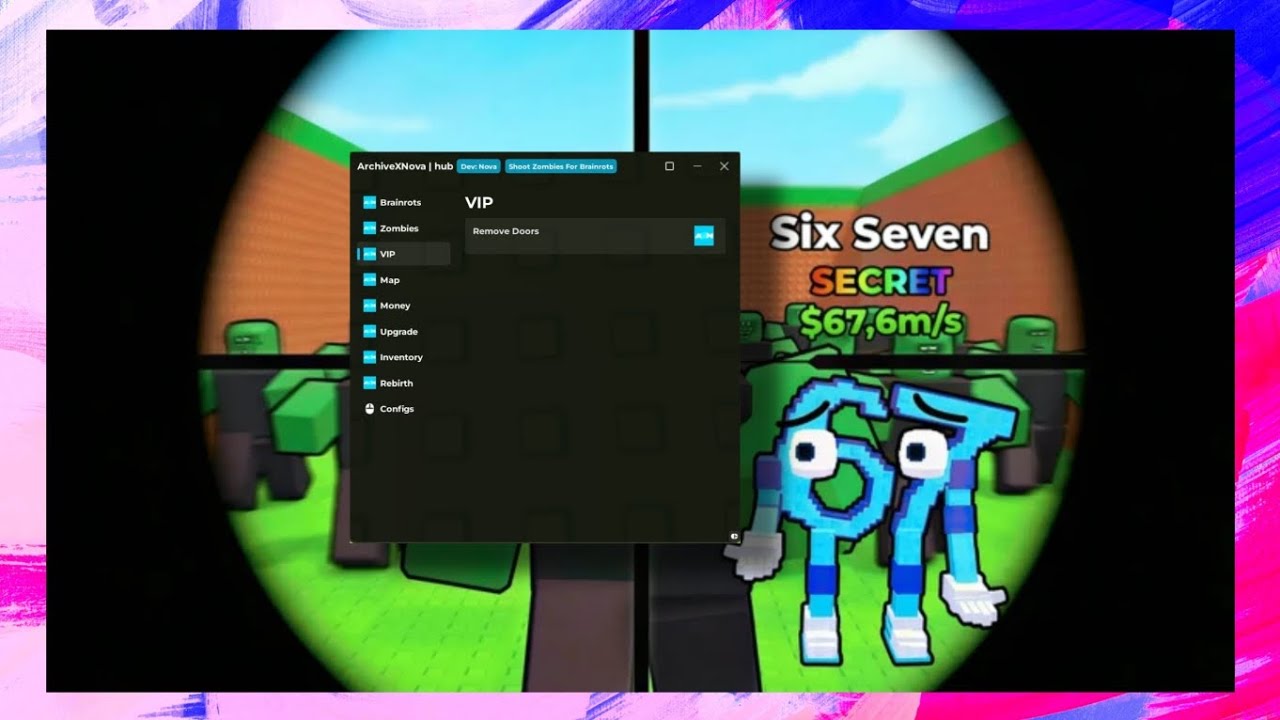 [NEW] Shoot Zombies For Brainrots Script | Auto Admin + Auto Secret + More (ArchiveXNova)