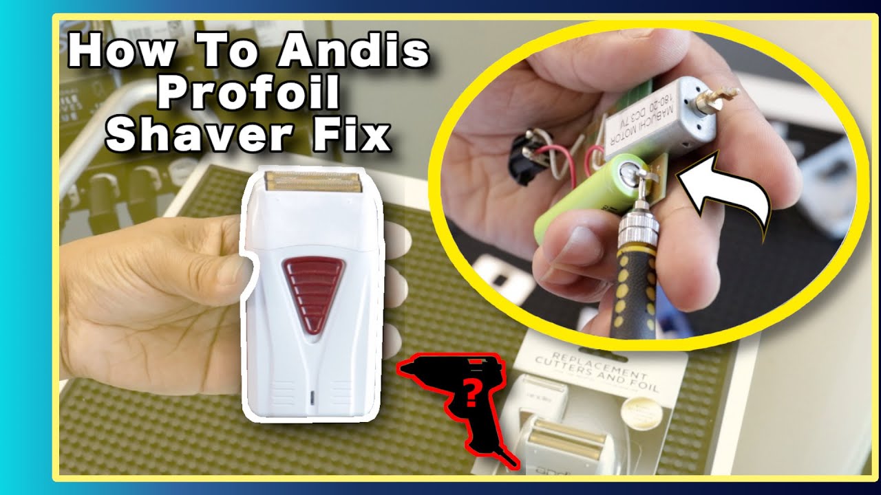 Как починить бритву Andis Profoil Lithium Titanium Foil Shaver Power + SECRET 2020