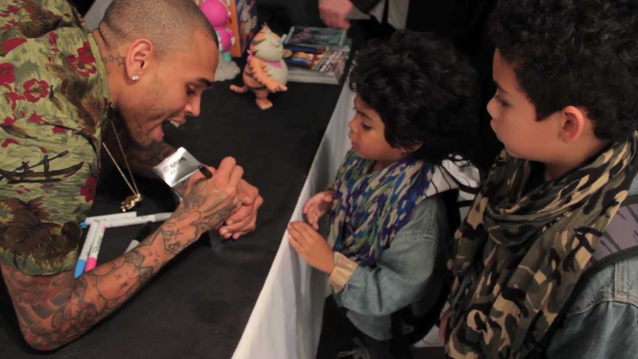 trndsttrs hang out with Chris Brown and SprayGround