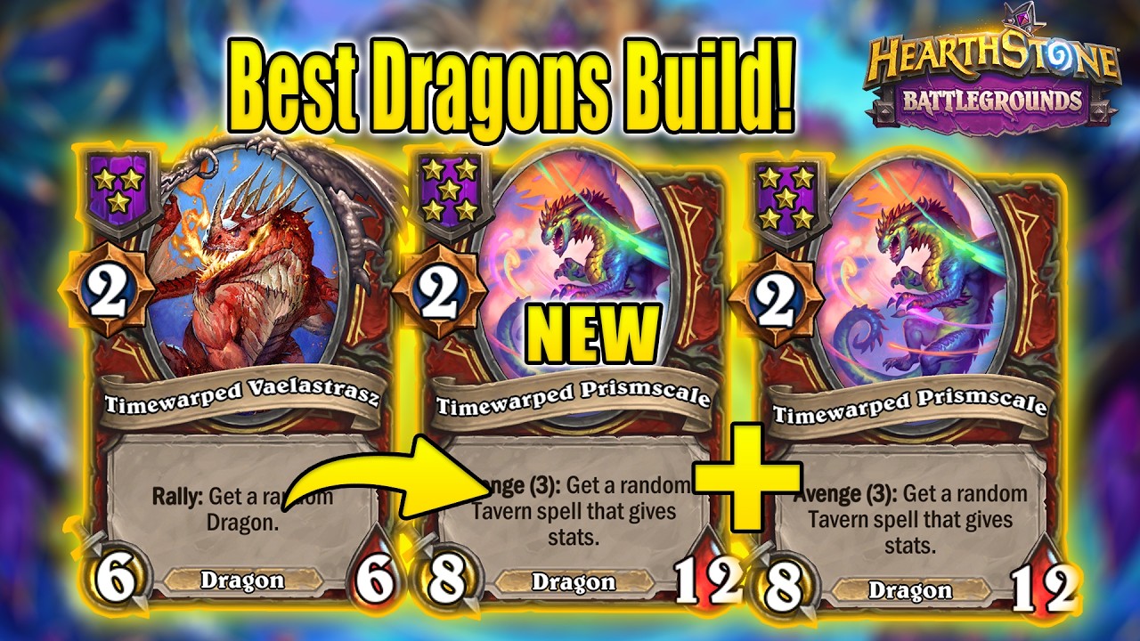 I Built My Strongest Dragons Board After Latest Patch! | Christian Hearthstone Battlegrounds
