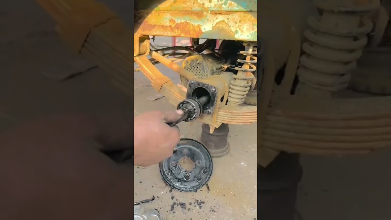 E rickshaw bearing repairing 🛠️🛞👍