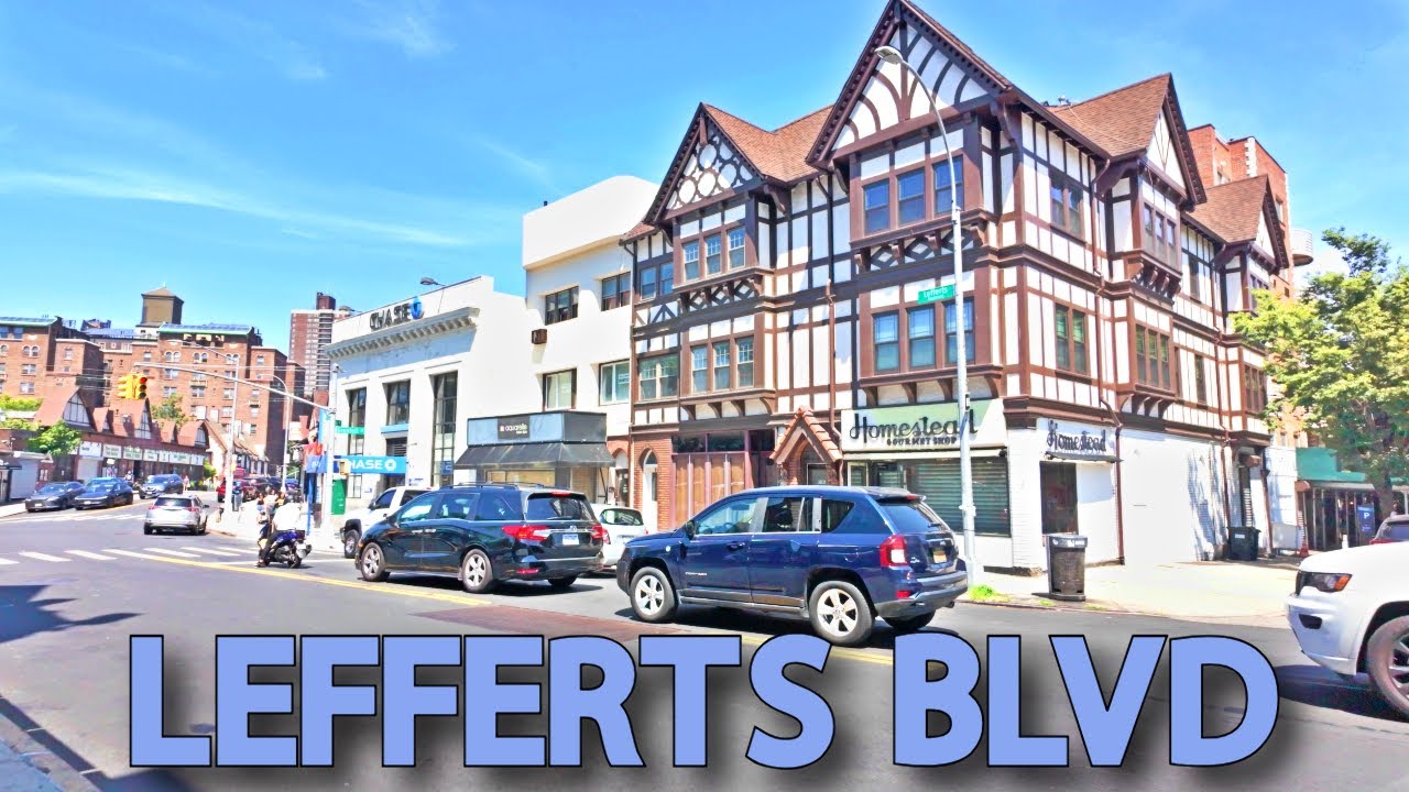 【4K】𝐖𝐀𝐋𝐊 🇺🇸 Lefferts Blvd in Kew Gardens, Queens NY 🚕🗽🌭