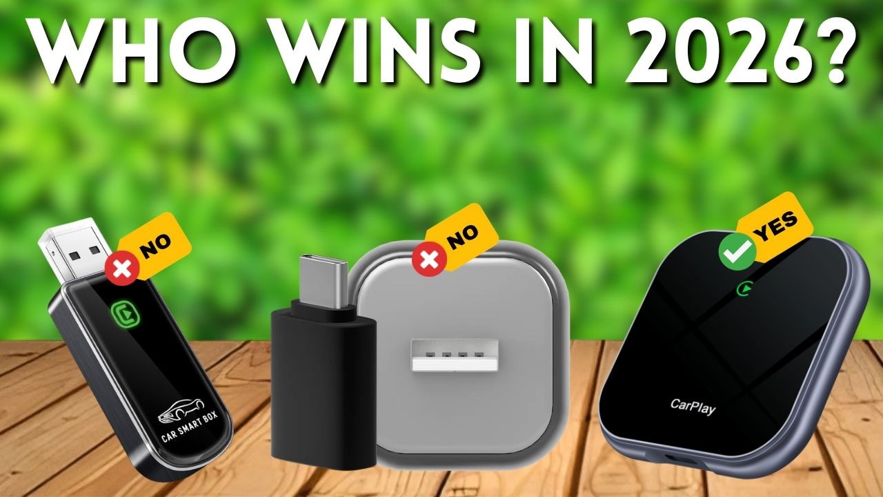 Best Wireless Apple CarPlay & Android Auto Adapters in 2026 - Top 5 CarPlay Dongles Review