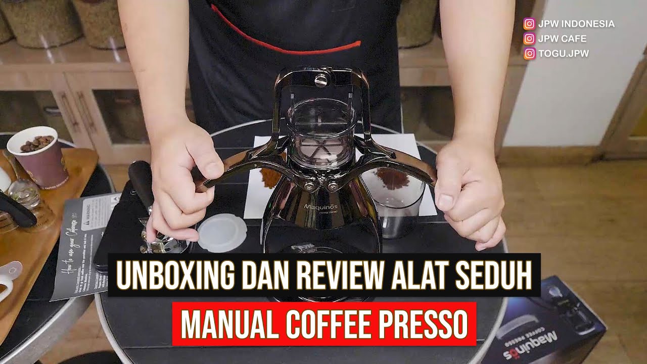 UNBOXING DAN REVIEW ALAT SEDUH MANUAL COFFEE PRESSO