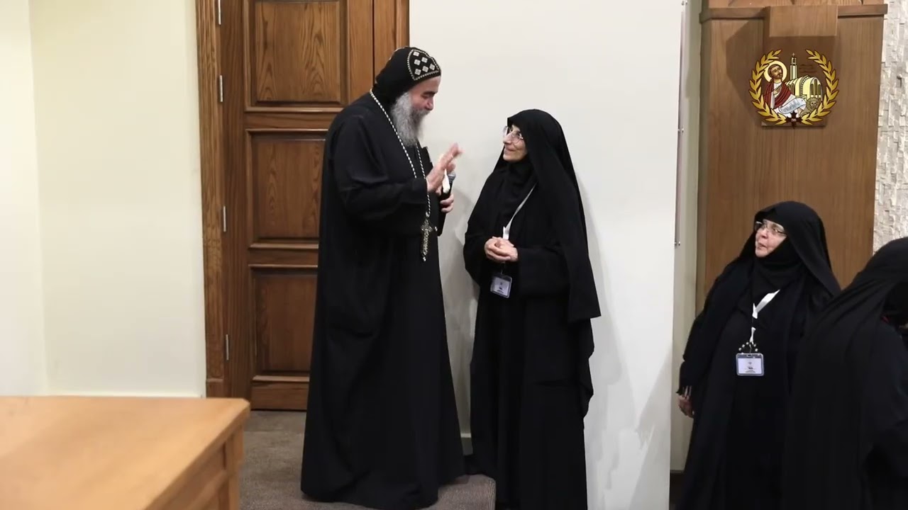 جانب من محاضرات اليوم الرابع من  سيمنار الرهبنة القبطية لأديرة الراهبات بمصر والخارج 13-02-2026