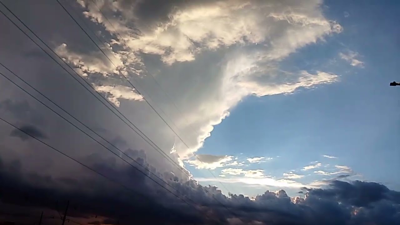 Hoje vai chover de cima para baixo