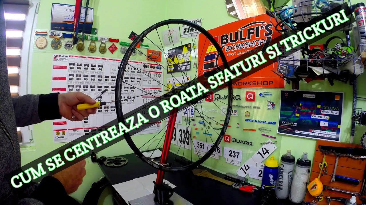 Cum sa centrezi o roata de bicicleta!