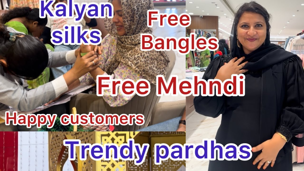 Kalyansilksil Eidinu free mehndi,free bangles ,Trendy pardhas