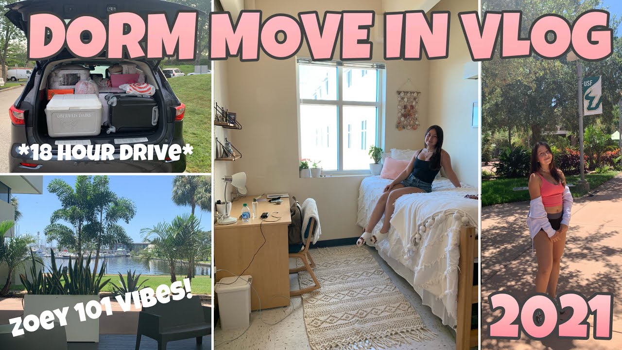 DORM ROOM MOVE IN VLOG 2021 | University of South Florida