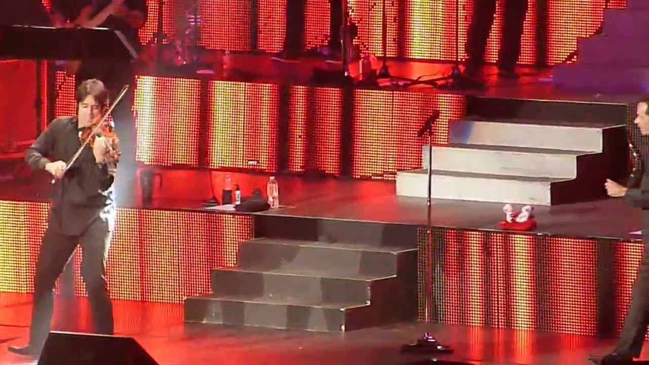 marc anthony HASTA AYER nasty violin solo Prudential Center 2.14.2014