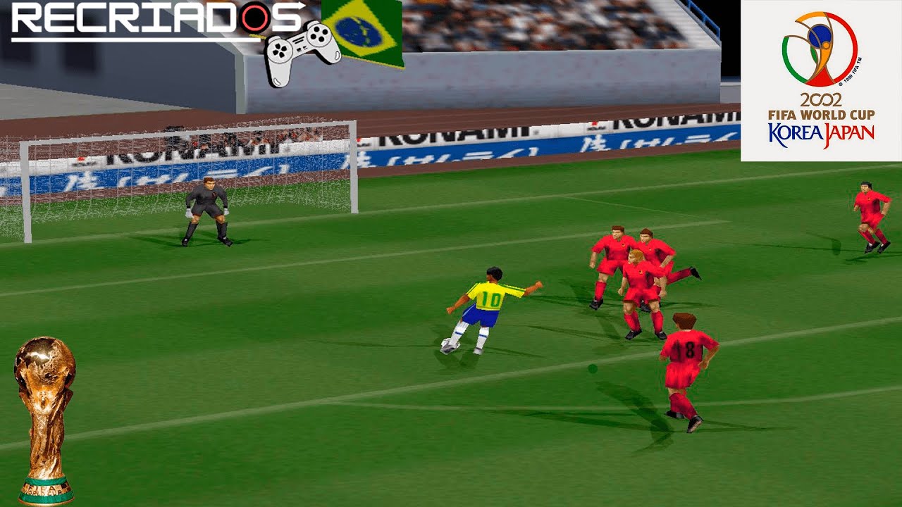Brasil 2 x 0 Bélgica - COPA DE 2002 - RECRIADOS