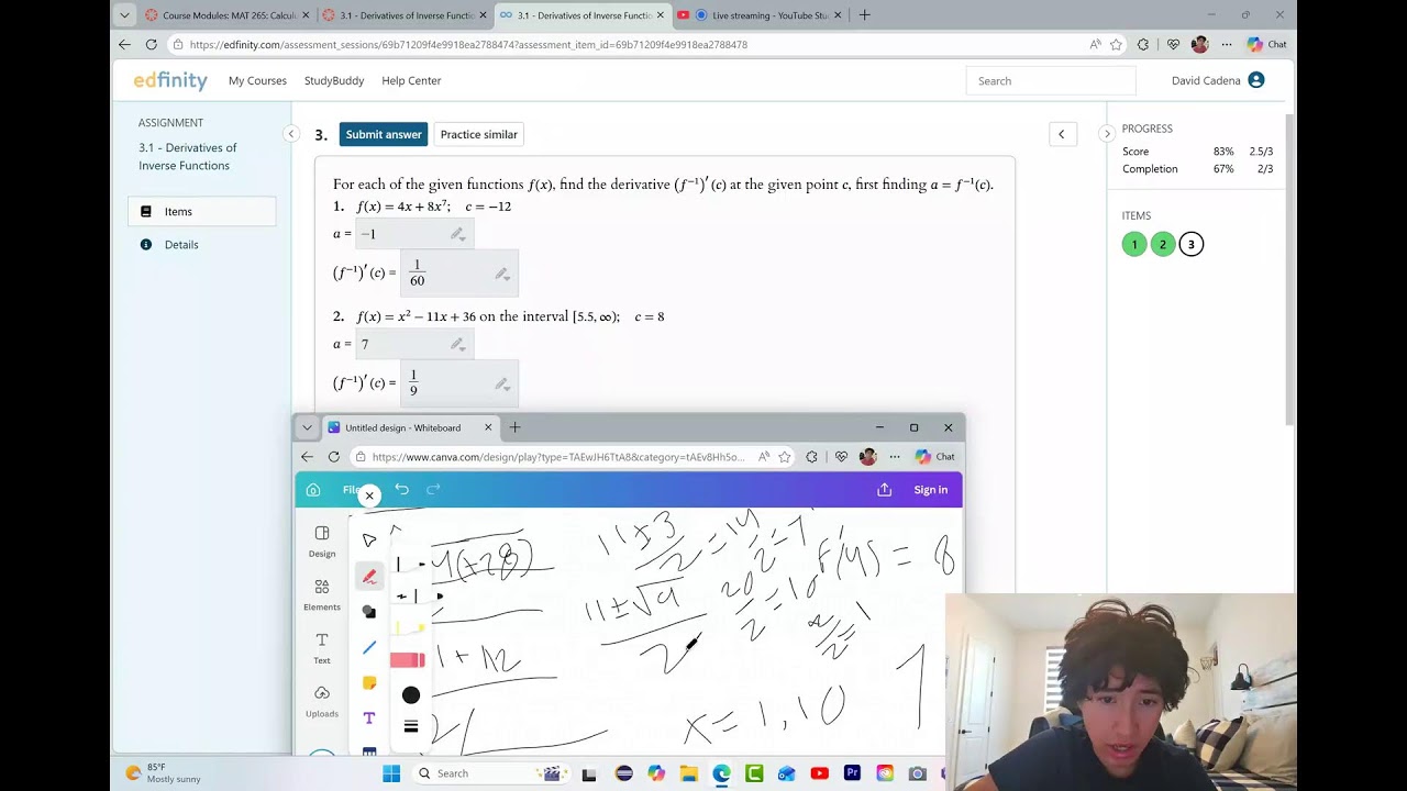Calculus Homework While Eating a Burrito