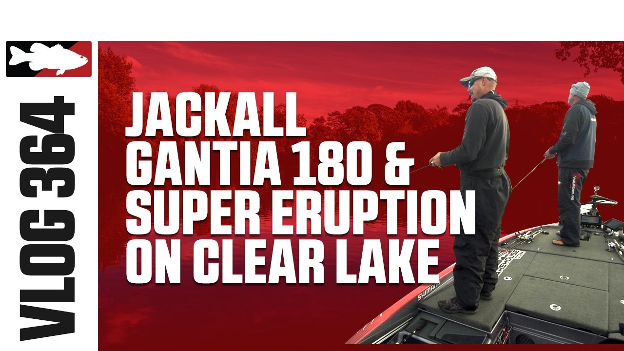 Jared Lintner & Alex Davis Fishing the Jackall Gantia & Super Eruption on Clear Lake - TW VLOG #364
