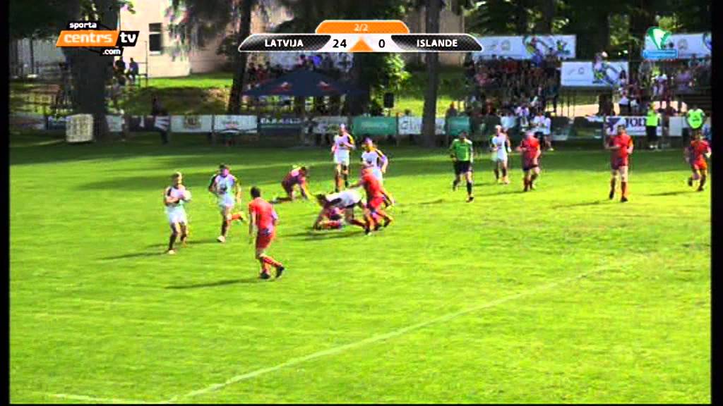 Iceland - Latvia in rugby 7's - FIRA-AER EU 2013